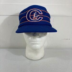 Vintage Columbus Clippers Pillbox MiLB Baseball Snapback Cap Hat Rare New NOS